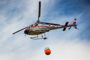 Symbolfoto eines Hubschraubers der Flugpolizei des österreichischen Innenministeriums.